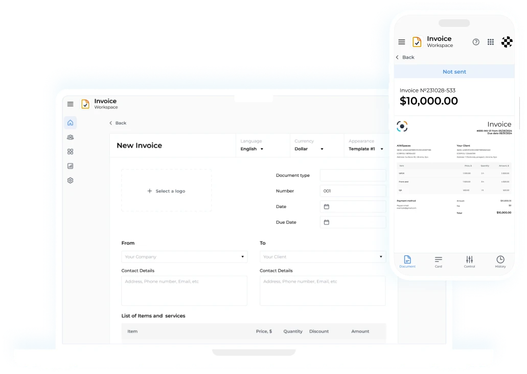 Professional Invoices