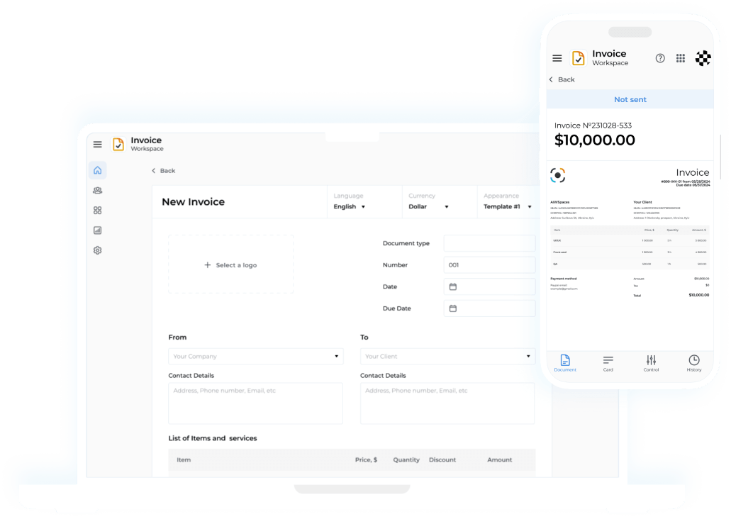 Professional Invoices